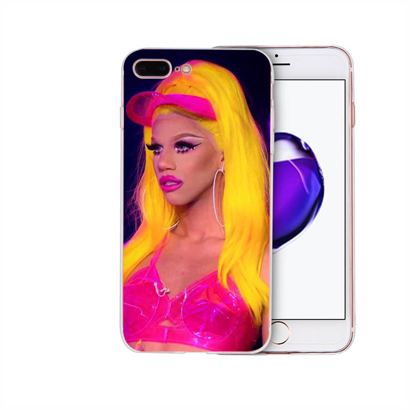 RuPaul Drag queen-funda de silicona suave para iPhone, cubierta trasera para iPhone X, 10, XR, XS, MAX, 5, 5s, SE, 6, 6S Plus, 7, 8