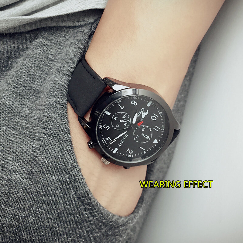 2019 NEW Couple watch Brand Men Sport Watches Men's Quartz Clock Man Army Military Leather Wrist Watch Relogio Masculino watch