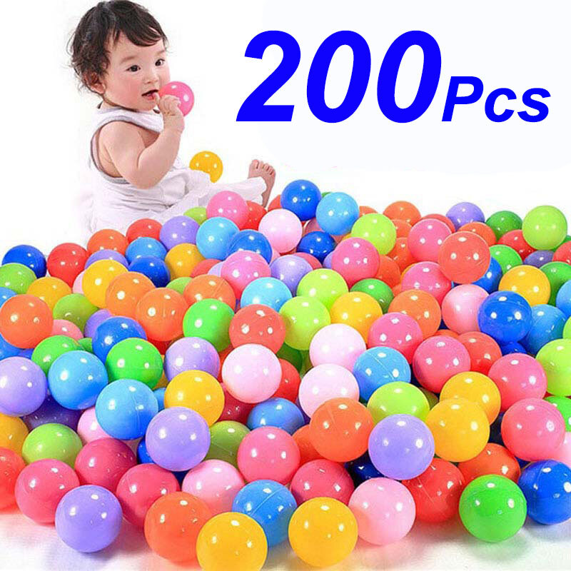 Balle de Sport en plein Air colorée, 100/150/200 pièces, piscine d'eau douce, vague océan, jouets amusants pour bébé, balle anti-Stress écologique