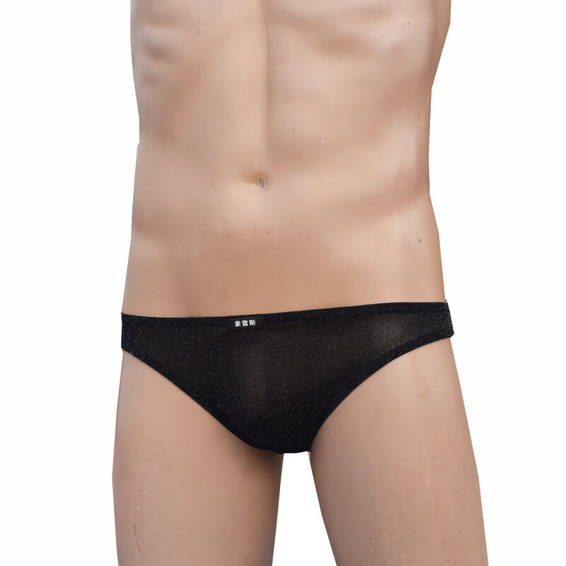 ハウ線高品質の男性のセクシーな快適な下着高品質透明ゲイブリーフ男性のゲイパンツランジェリーブリーフ