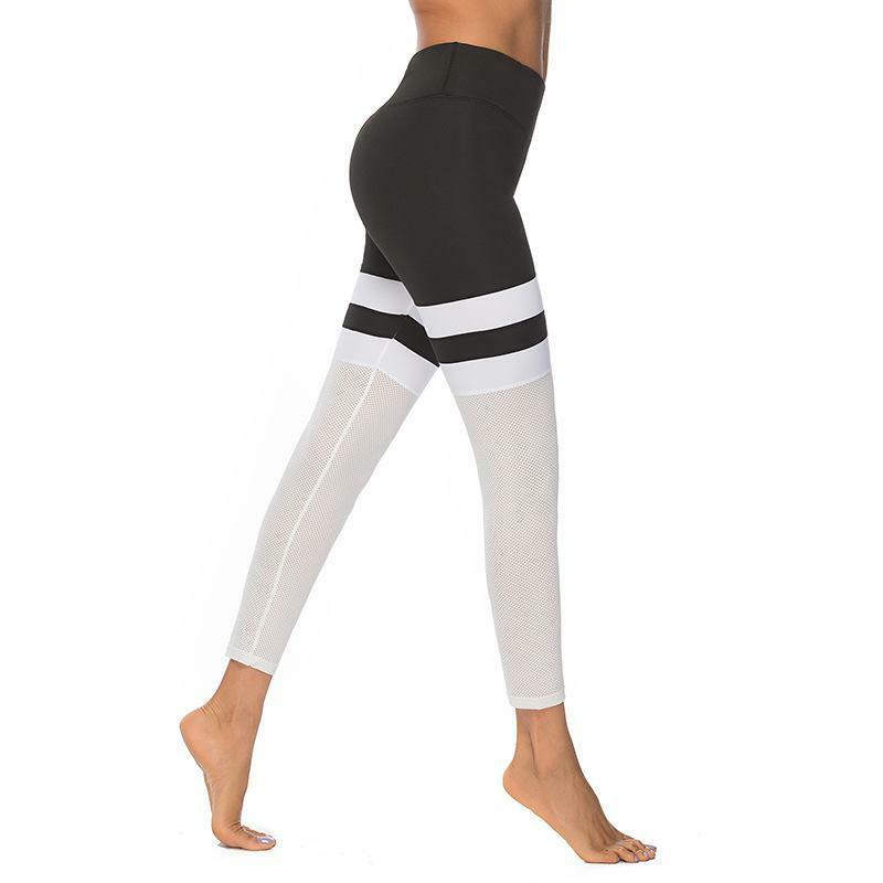 Women High Elastic Fitness Sport Leggings Pants Slim Running Sportswear Sports Pants Trousers Clothing