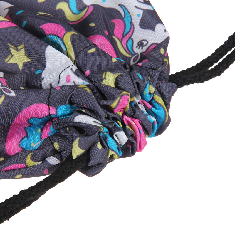 Модная сумка на шнурке Jom Tokoy, женский рюкзак с принтом единорога, женский рюкзак на шнурке, Женский Повседневный Рюкзак для девушек 29037