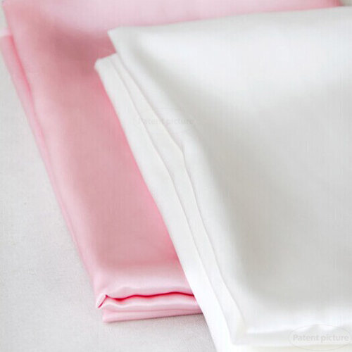 ホット 48*74 センチメートル封筒シルク枕ケースラクダホワイトブラサテン枕ケース複数色シルク枕ケース布材料
