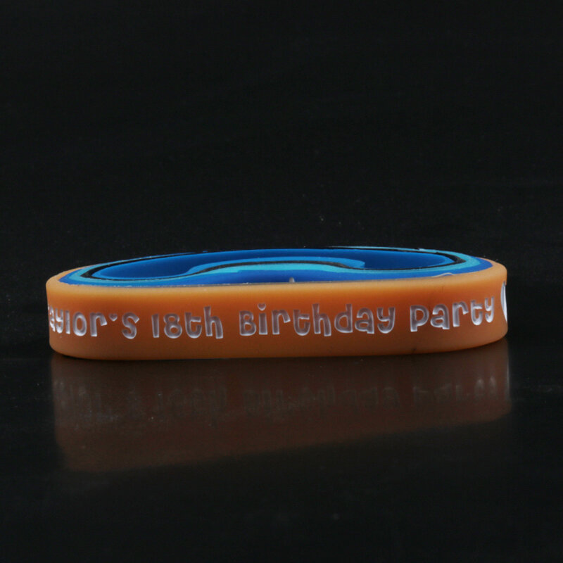 1 шт Детские Силиконовые браслеты на заказ персонализированные браслеты индивидуальные именные запястья Bileklik Pulseira