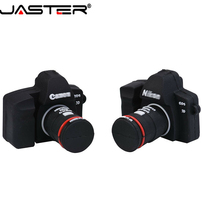 JASTER โลโก้ขายส่ง Digital Single Lens Reflex 2.0 กล้อง usb flash drive ไดรฟ์ปากกา 4 gb 16 gb 32 GB ซิลิโคน 64 GB pendrive Gigt