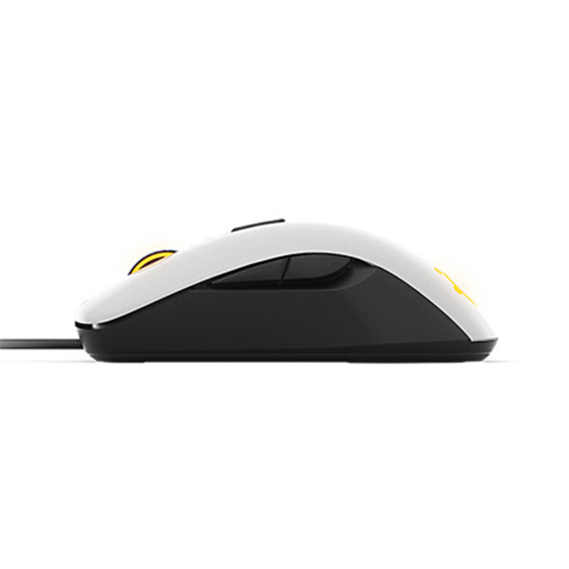 SteelSeries-ratón con cable RIVAL106 para juegos, retrovisor RGB, fotoeléctrico, para LOL CF