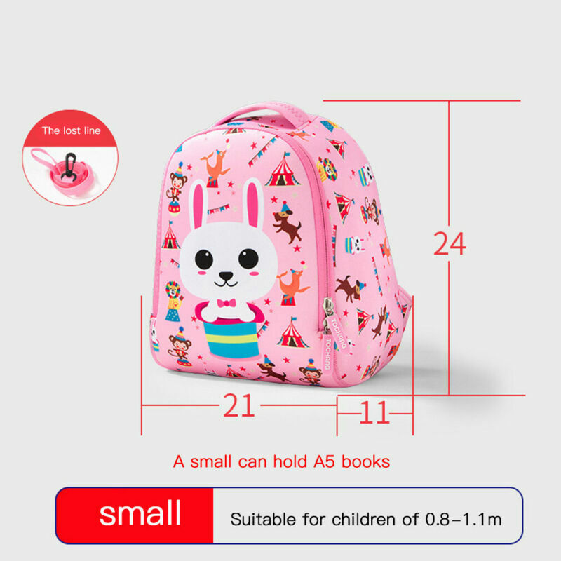 Водонепроницаемый рюкзак для маленьких мальчиков и девочек, милый легкий ранец с защитой от потери, с животными, школьная сумка для детског...
