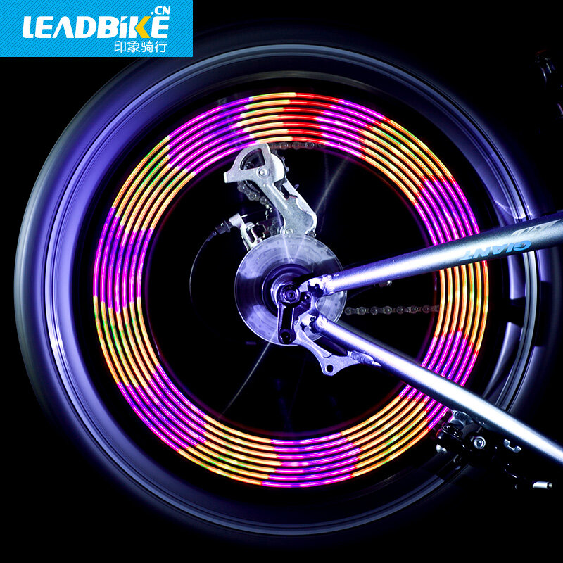 Leadbike Accessori Nuovo 14 LED Del Motociclo Ciclismo Bike Ruota Bicicletta Luce Segnale del Raggio Della Gomma Della Luce 30 Modifiche per Trasporto Libero