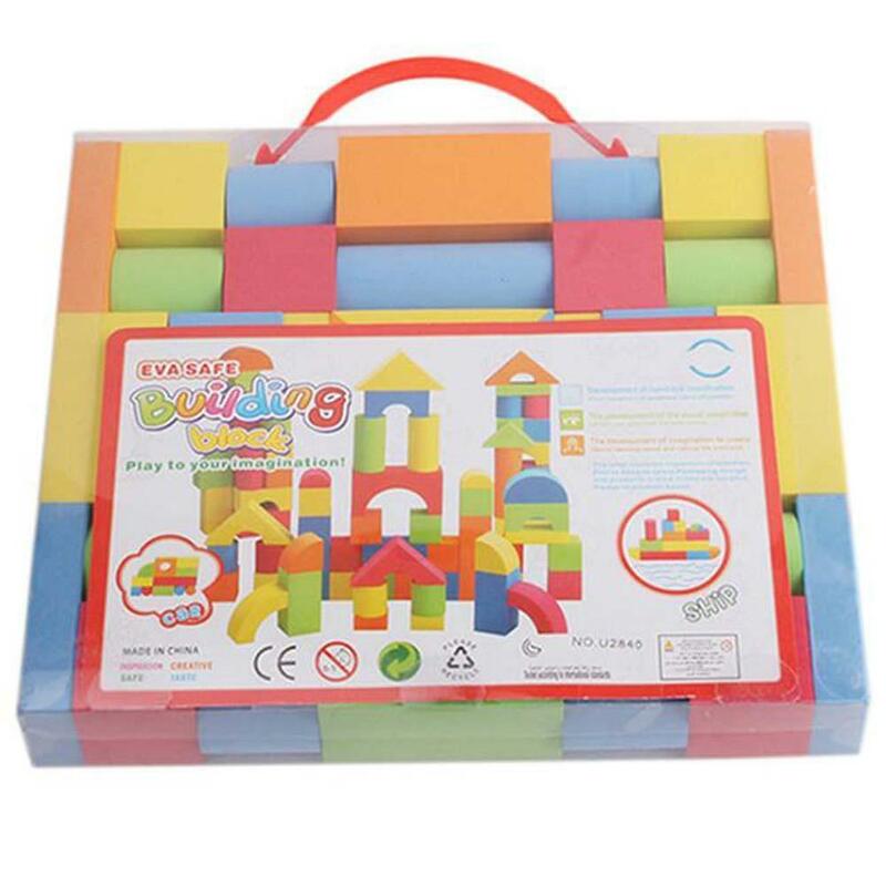 2019 Mixed Colors EVA Puzzle Building Toys For Kids Children Educational Creative Toys Christmas Gifts For Kids Toddler A676