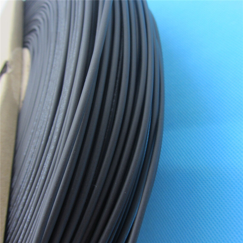 1m Heat Shrink Insulation Sleeving Heatshrink Tubing 125 Celsius Black Tube Wire Wrap Cable Kit Inner Diameter 1mm 1.0mm