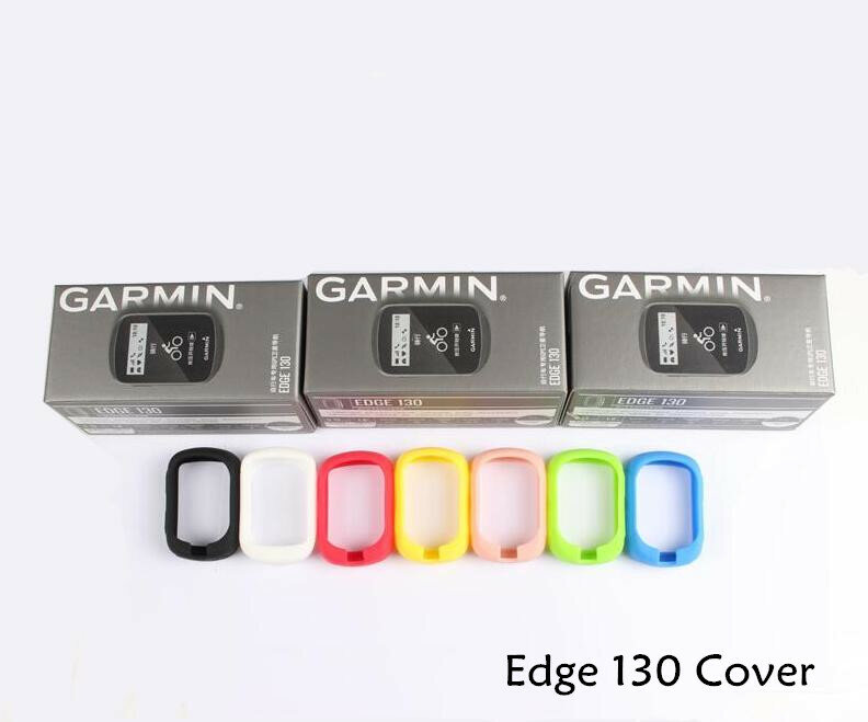 Garmin edge 130-capa protetora para computador, de borracha, silicone, com película protetora de tela lcd, para garmin edge 130
