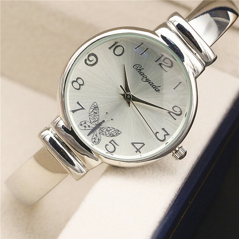 Novos Relógios Moda Feminina Relógio de Senhoras Elegantes Pulseira de Prata Relógio Montre Femme das Mulheres Relógio de Pulso de Quartzo Relojes Mujer 2016