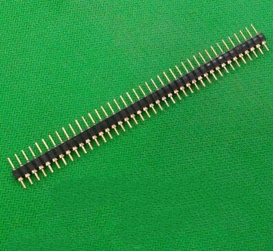 10 Pcs Connector Pin Header Strip Vergulde Mannelijke Enkele Rij 40 Pin 2.54 Mm Male Connector Breekbare Strip Gratis verzending