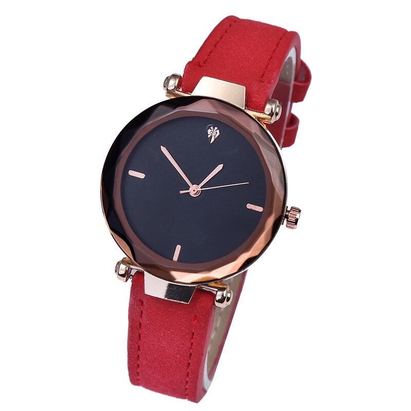 Luksusowa marka skórzany zegarek kwarcowy kryształ kobiety moda damska zegarek na bransolecie zegarki na rękę zegar kobieta relogio feminino