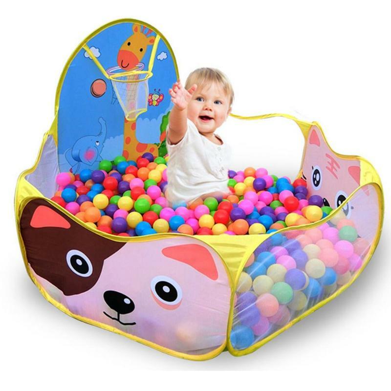 Play House Indoor and Outdoor Easy Folding Ocean Ball Pool Pit Game Tent Play Hut Girls Garden Playhouse Kids Children Toy Tent