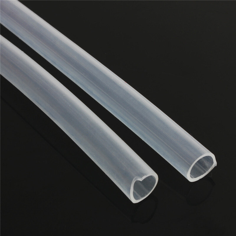 Tubo de silicone transparente de grau alimentar, mangueira de borracha macia de 3 4 5 6 7 8 9 10mm de diâmetro, flexível, mangueira de leite, tubo de cerveja, 1/3 m