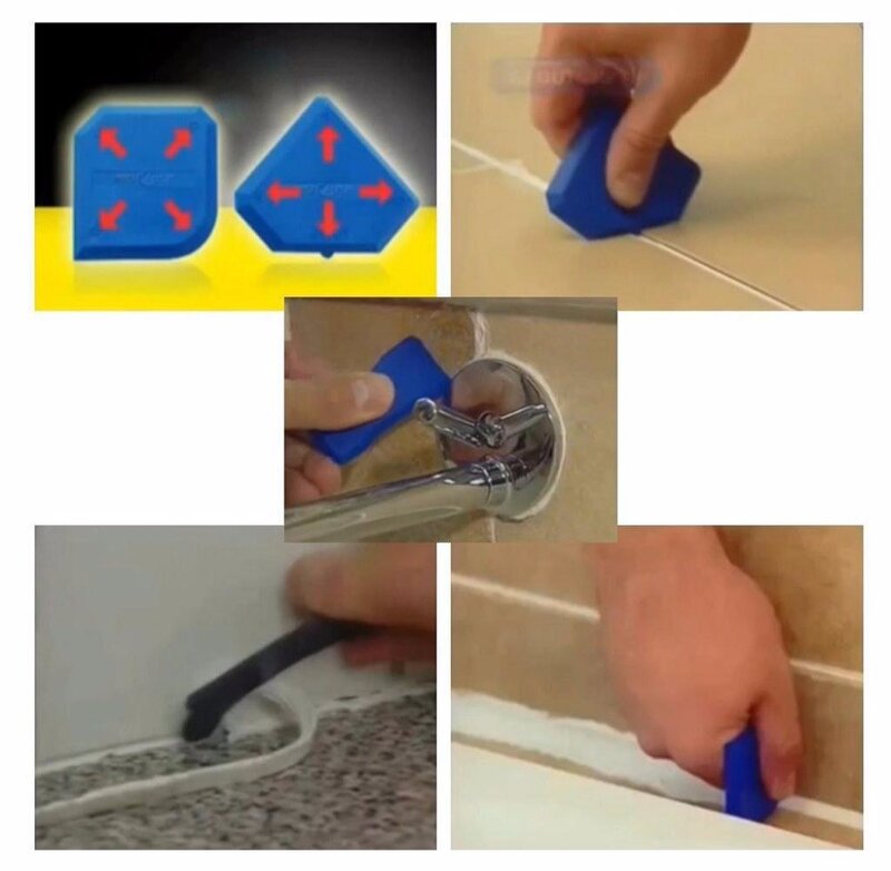 Ferramenta de calafetagem, selante de silicone removedor ferramenta de vedação para projetos de selagem para banheiro cozinha casa