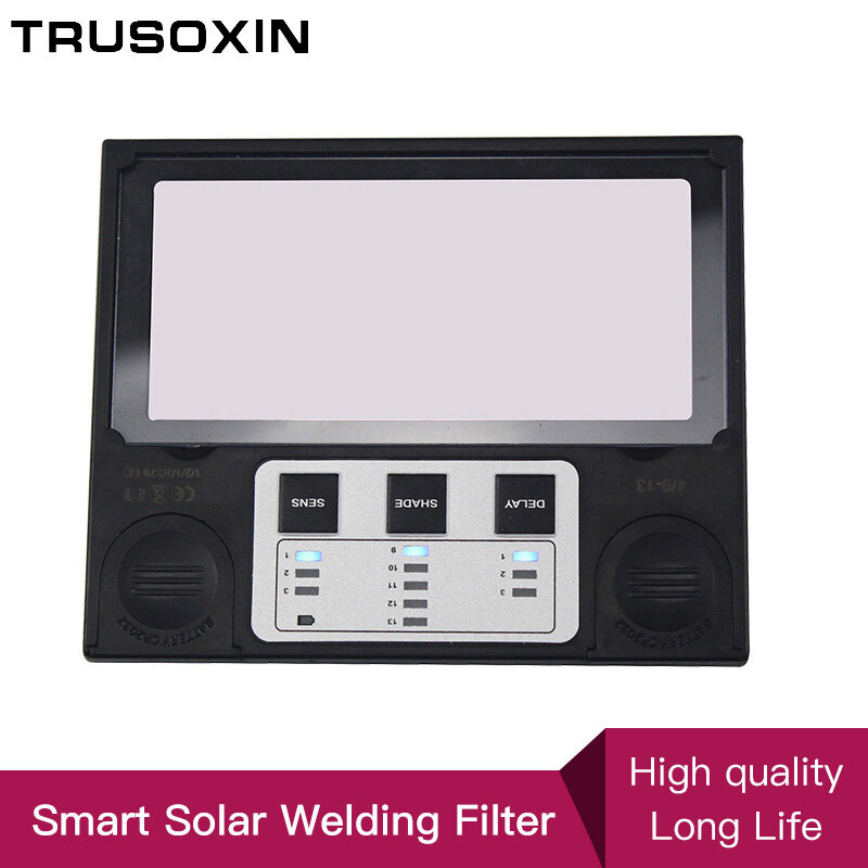Samrt-batería Solar de litio oscurecimiento automático TIG MIG MMA MAG, filtro de soldadura eléctrica, lente de máscara para máquina de soldar