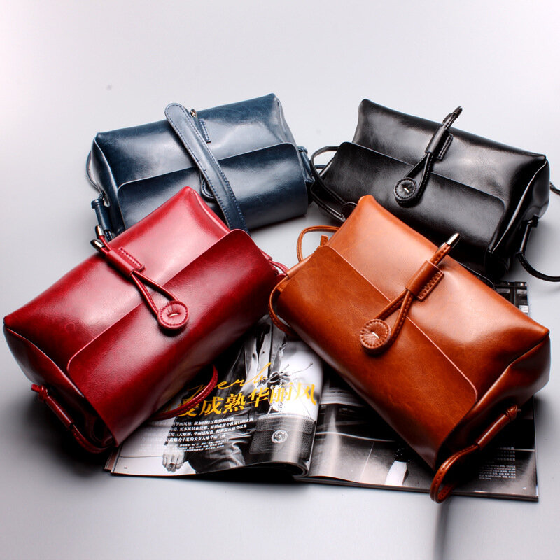 hot sale 2016 women messgeger 100% genuine leather flap shoulder bags female bag high quality real skin vintage style handbags