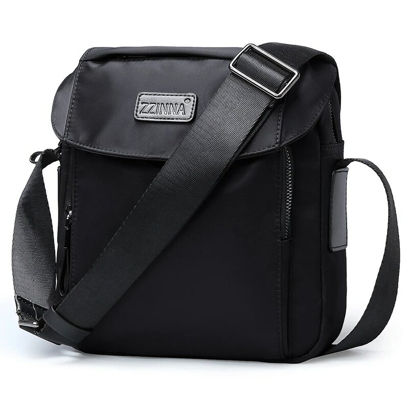 ZZINNA Crossbody torby dla mężczyzn biznesowych podróży wysokiej jakości chusta na ramię torba dla kobiet wodoodporna torba na ramię torebka