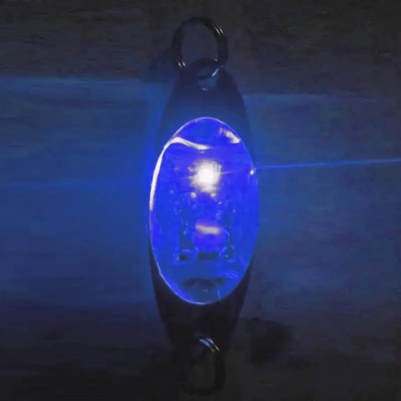 Lámpara Flash de 6 cm/2,4 pulgadas, luz LED de gota profunda en forma de ojo bajo el agua, señuelo de pesca de calamar