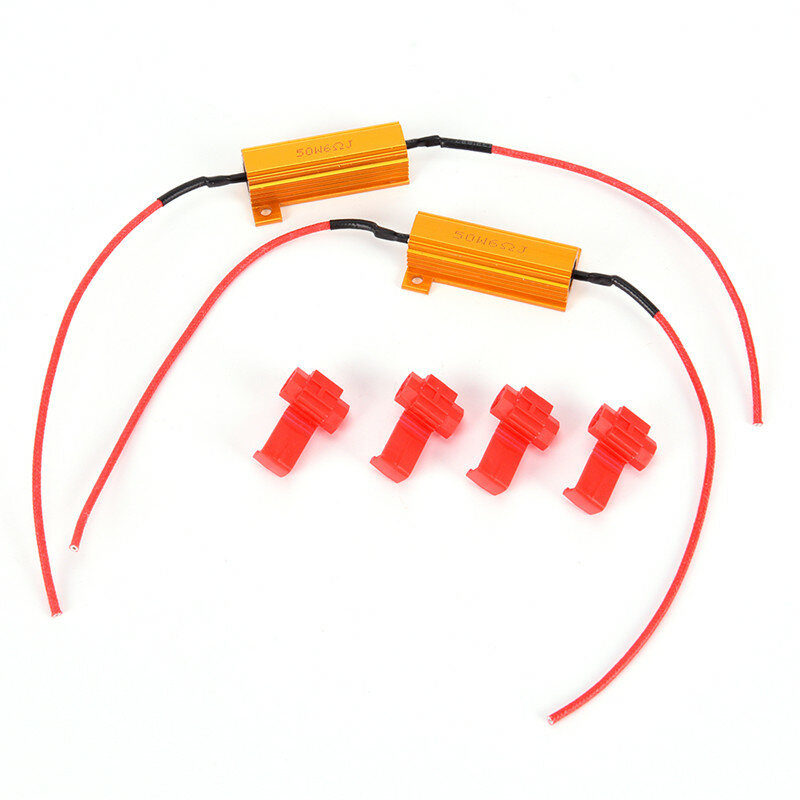 Fast Hyper Flash Turn สัญญาณ Blink 50W 6โอห์ม RX24 Load Resistor Fix หลอดไฟ LED