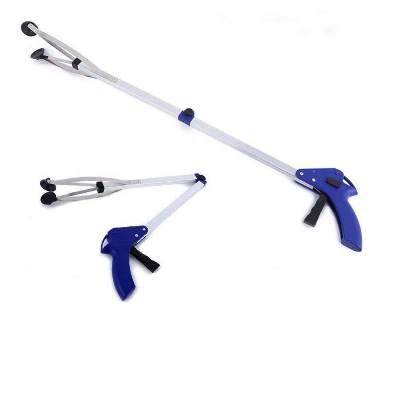 Practical Extra Long Arm Extension Reacher Grabber Easy Reach Pick Up Tool Foldable Garbage Pick Up Tool Trash clip