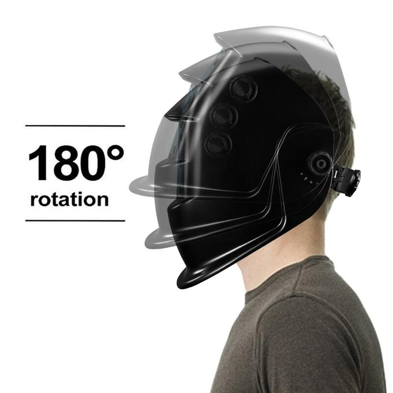 Deko-máscara de solda solar dkmz350, dispositivo elétrico com escurecimento automático, capacetes para solda à arco de argônio