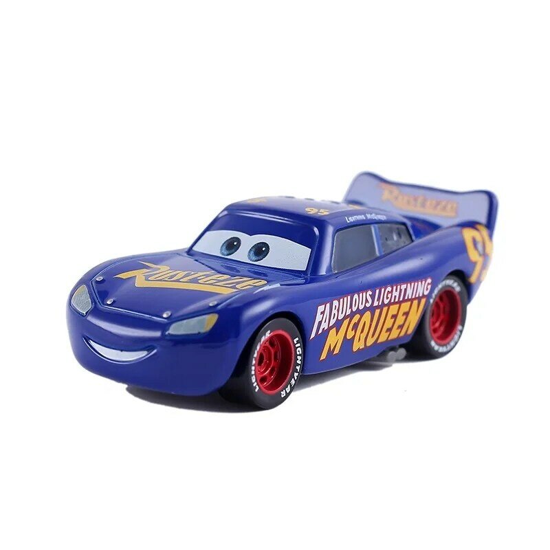 Disney-Coche de juguete de Pixar Cars 3 n. ° 95 para niños, Rayo Mcqueen, de Metal fundido a presión, 1:55, suelto, nueva marca en Stock