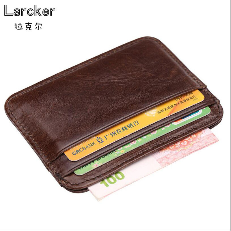 محفظة رجالي كلاسيكية من الجلد الأصلي جيوب متعددة للبطاقات محفظة رجالية سميكة من الجانب للاستخدام اليومي محفظة رجالي