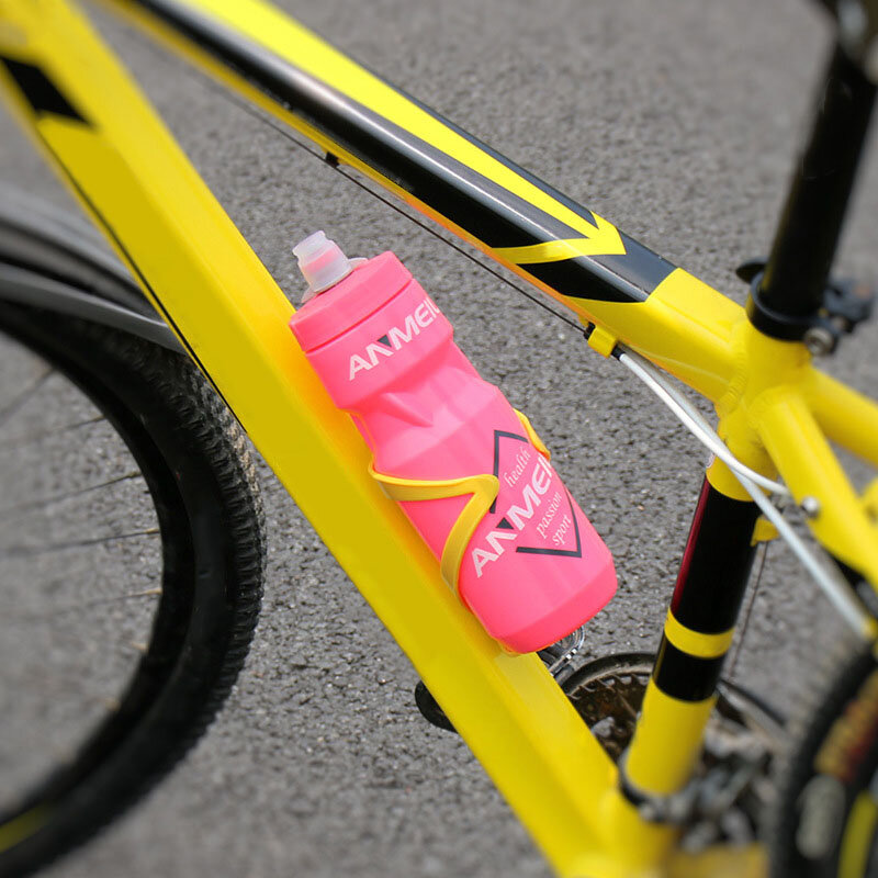 Велосипедная сжимаемая бутылка для воды BPA бесплатная Регулируемая герметичная велосипедная бутылка для воды