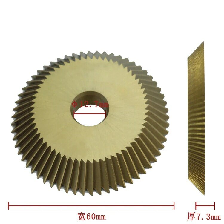100% Wenxing 60 مللي متر 12.7 مللي متر 7.3 مللي متر مفتاح القواطع 60 Tooths شفرة قطع آلة أداة أجزاء