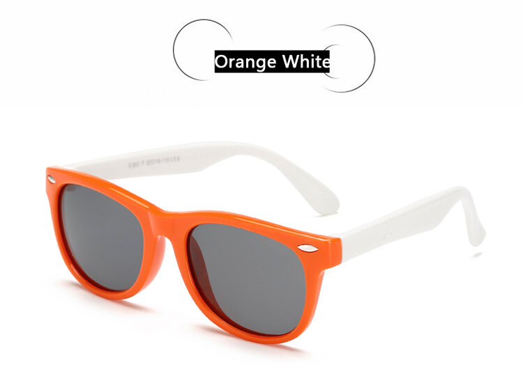 Гибкие детские солнцезащитные очки TR90, Поляризационные детские солнцезащитные очки с покрытием UV400, очки с защитой от ультрафиолета, детски...
