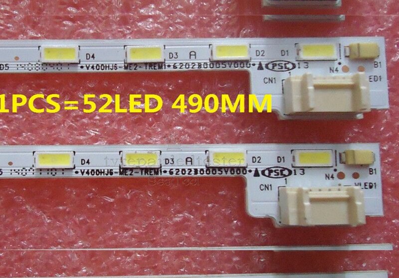 修理シャープ LCD-40V3A 液晶テレビの LED バックライト記事ランプ V400HJ6-ME2-TREM1 V400HJ6-LE8 1 ピース = 52LED 490 ミリメートルは新しい