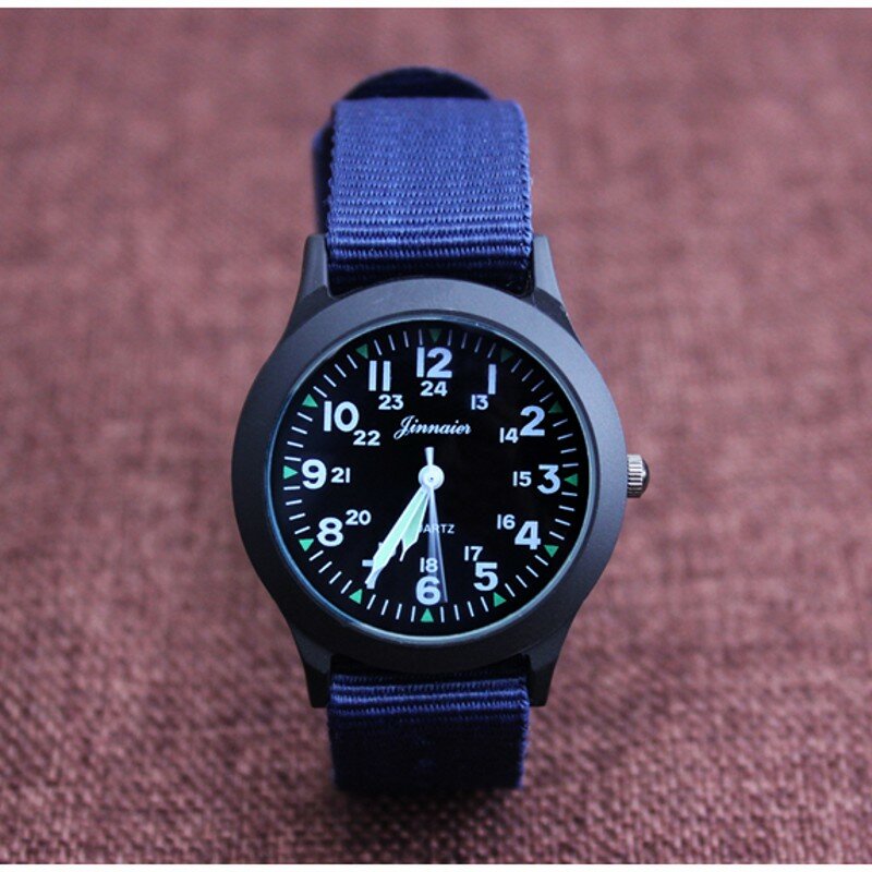 Reloj deportivo de tela de nailon Unisex para niños, pulsera fina de cuarzo para estudiantes, informal, novedad