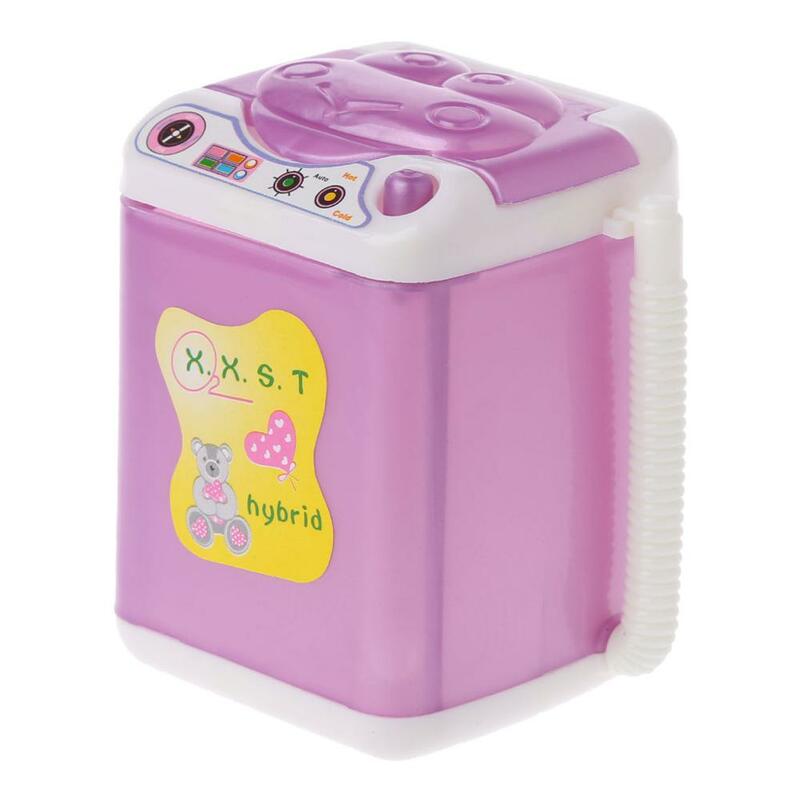 Meubels Wasmachine Voor Barbie Poppenhuis Baby Speelgoed Pop Accessoires