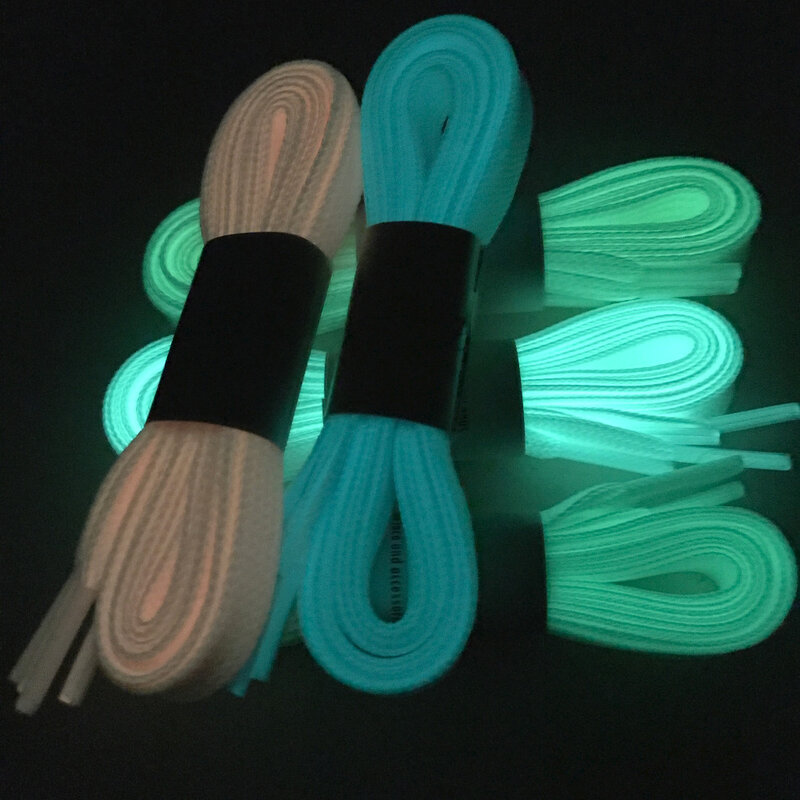 1 paar 80-100 cm sport leuchtende schnürsenkel glow in the dark farbe schnürsenkel fluoreszierende Sportlich sportschuh spitze reflektierende schnürsenkel