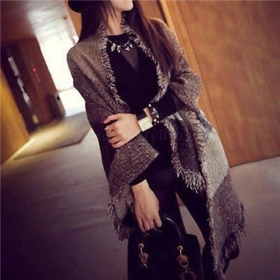 캐시미어 울 혼방 겨울 패션 큰 스카프 여성용, 부드럽고 따뜻한 격자 무늬 랩 목도리, 격자 무늬