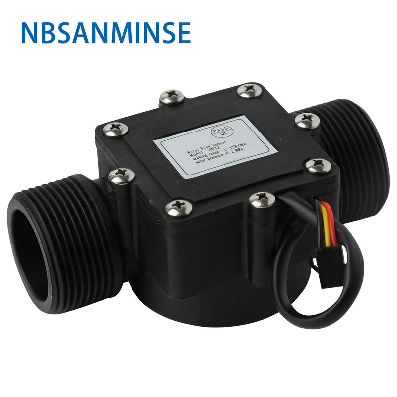 NBSANMINSE – capteur de débit d'eau, SMF-DN32, 1.25 pouces, pour industrie aérospatiale, contrôle de débit à petite surface