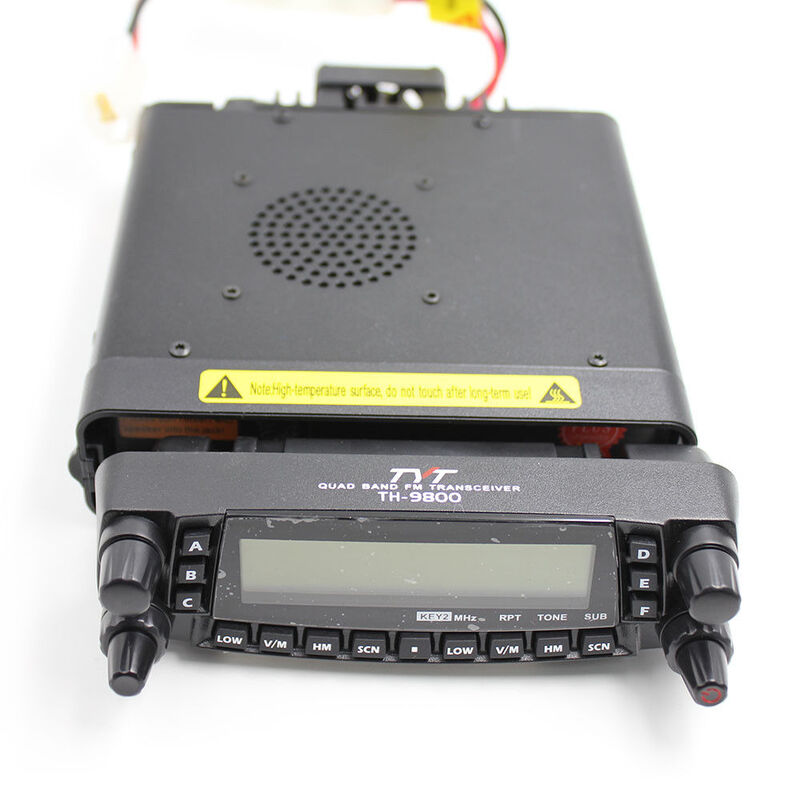 TYT-TH-9800 de Radio móvil de 50W, walkie-talkie de alta potencia, banda cuádruple, 29/50/144/430MHz, pantalla Dual, Radio FM