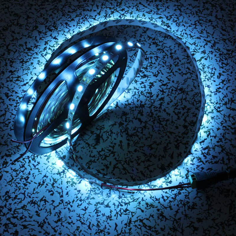 Светодиодная лента Ice Blue, 12 В, водонепроницаемая гибкая светодиодная лента SMD 5050, e-Tape, неоновый светильник для украшения дома, праздника, свет...