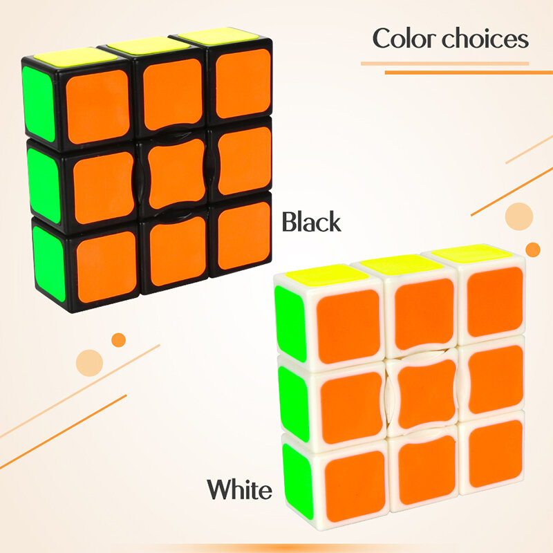 الكلاسيكية لعبة سحرية مكعب 1x3x3 كتلة لغز سرعة مكعب الملونة التعلم والتعليم لغز لعبة الأطفال هدية