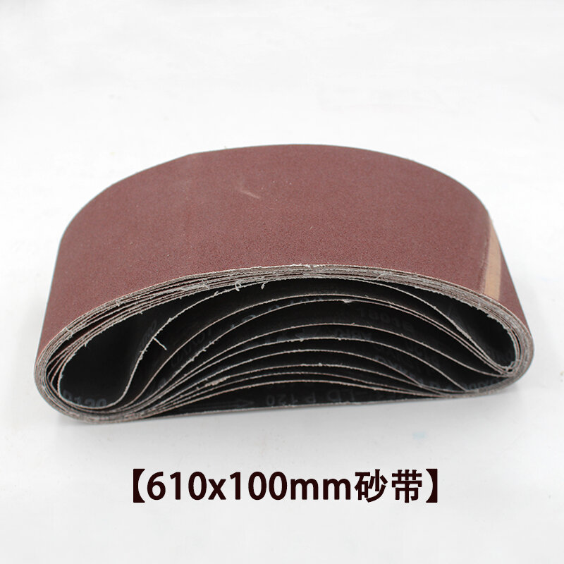 New 610*100mm Sanding Sander Belt Paper Resin Bonded For Polishing and Dremel Wood  Metal 10pcs