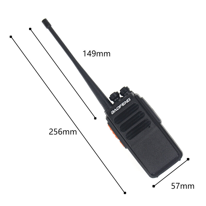 Baofeng – walkie-talkie Portable BF-C5 Plus, Radio bidirectionnelle 5W UHF 400-470MHz, émetteur-récepteur FM 16ch CB, intercom, 2 pièces, nouveau