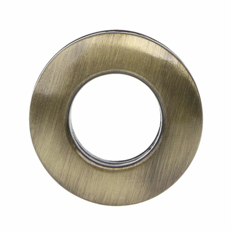 Aolida anel de metal com ilhó em forma redonda com parafuso para bolsa bolsa de ombro peças de acessório