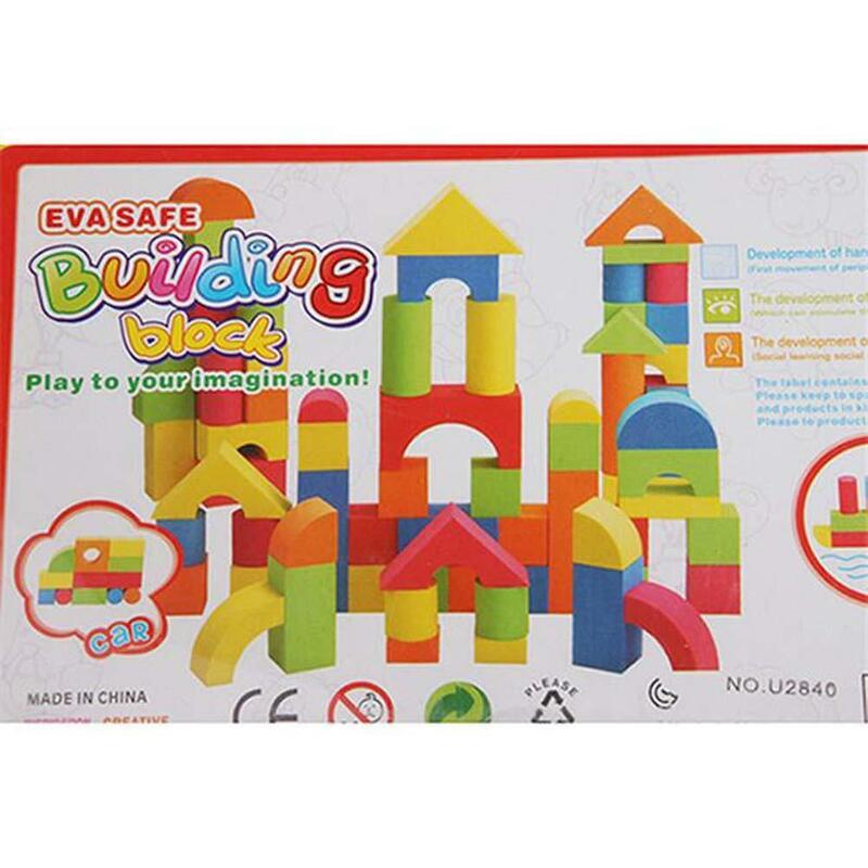 2019 cores misturadas eva quebra-cabeça construção brinquedos para crianças brinquedos educativos criativos presentes de natal para crianças da criança a676