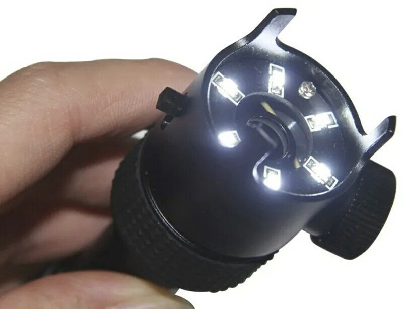 50X LED Beleuchtet Smaragd Jade Identifizierung Lupe Tasche Mikroskop Lupe mit Lampen Mess Skala Raster 0,05mm