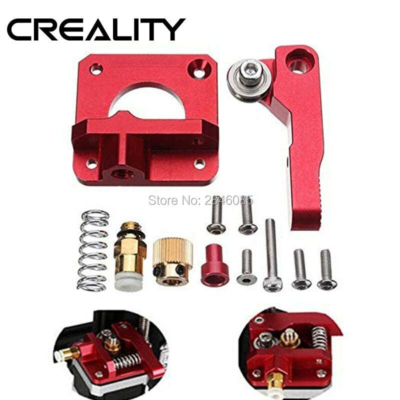 CREALITY 3D Logam Merah MK8 Extruder Aluminium Alloy Blok Bowden Extruder 1.75Mm Filamen untuk CREALITY 3D Printer