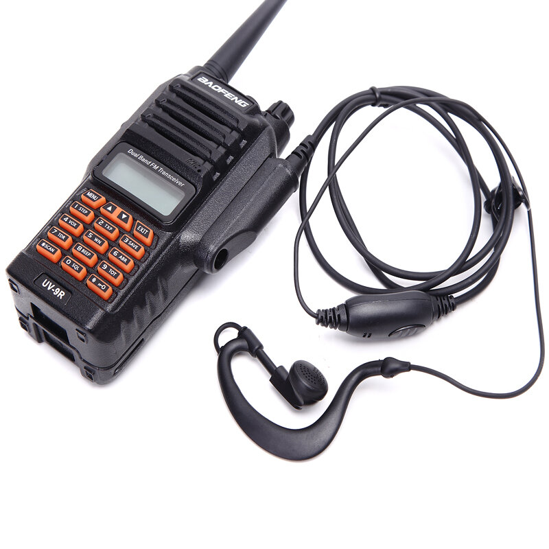 방수 Baofeng UV-9R plus uv-9r UV-XR BF-9700 UV-5S ppt 이어폰 Baofeng 워키 토키 액세서리