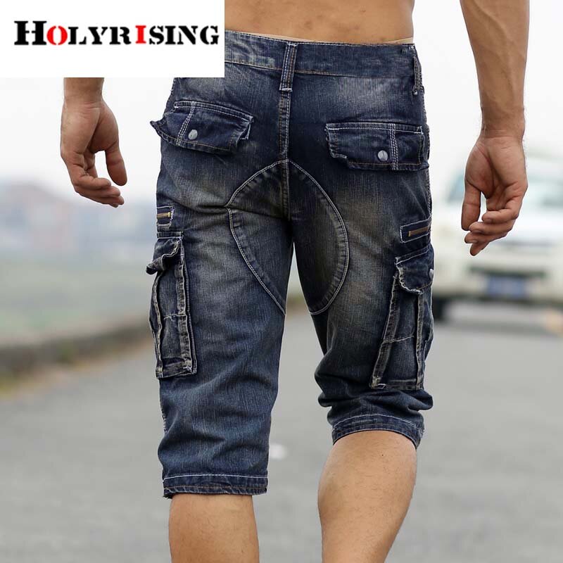 Heißer verkauf Marke Jeans hose Männer Denim Hose Blau jungen Baumwolle knie Mode Sommer männer hosen mode jean 29-40